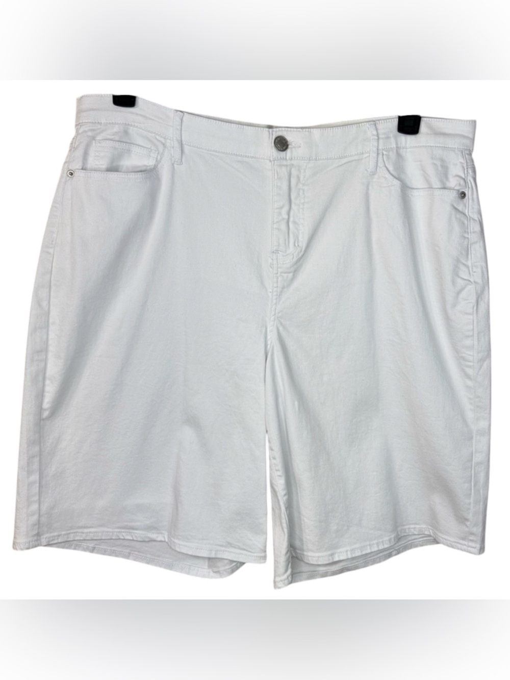 New York & Company Shorts White Denim Curvy High-Rise in Size 20W  NWT